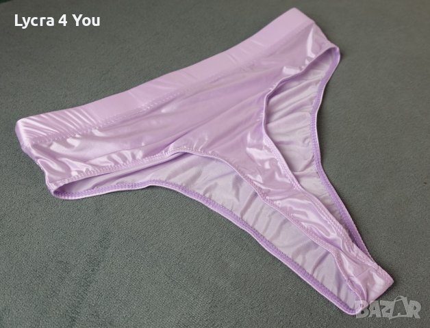 M/L нова дамска светлолилава дълбока прашка от ликра, снимка 4 - Бельо - 43546058