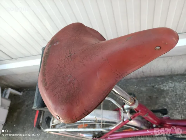 Ретро Седалка за велосипед, вело ретро седалка от естествена кожа , снимка 2 - Части за велосипеди - 49666912