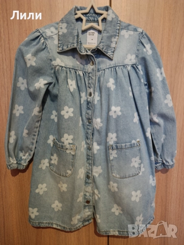 Отлична дънкова рокличка,6/7 г