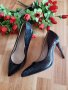 Промо!!!Черни лачени Alta Moda Greece няколко бройки, снимка 1 - Дамски елегантни обувки - 26975390