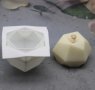 3D Дълбока малка геометрична шестоъгълна форма силиконов молд калъп за мъфини свещ гипс шоколад