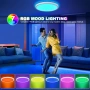 LED плафон с дистанционно управление 18W+RGB, снимка 5