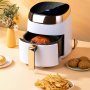 5 литра Елегантен Компактен Air Fryer - Фритюрник с горещ въздух , 1200 W, Тъч скрийн управление, снимка 1