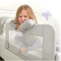 Защитен парапет за легло, Honey Baby, 150x40 см, Сив, снимка 3