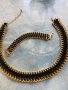 Разкошно колие и гривна.Синджир и кожа, снимка 10