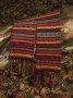 Перуански шал с вълна на алпака различни цветове