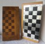 Голяма Луксозна дървена кутия за игра на шах с дърворезба, снимка 2