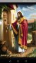 Гоблен-Иисус чука на вратата, снимка 1 - Гоблени - 27104141