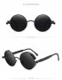 3 цвята Дизайнерски ретро метални слънчеви очила Steampunk Unisex 2023, снимка 3