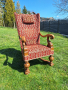 антично Викторианско кресло , снимка 7