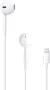 Слушалки с микрофон Apple - EarPods, Lightning Connector, бели, снимка 1