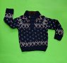 Английски детски пуловер , снимка 1 - Жилетки и елечета за бебе - 38960447