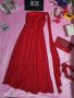 Красива червена бална рокля 