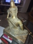 Много стара бронзова статуетка, снимка 8