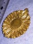 СТАРИННА ПОЗЛАТЕНА БРОНЗОВА КАМЕЯ ВИКТОРИАНСКИ СТИЛ ЮВЕЛИРНА РЪЧНА ИЗРАБОТКА РЕТРО БИЖУ 36462, снимка 5