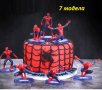 Спайдермен  спайдърмен spiderman спайдър мен спайдер пластмасова фигурка PVC за игра и торта топер, снимка 3