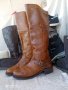 дамски ботуши VIA VAI® Leather Boots HELL Brown original,100% супер висококачествена естествена кожа, снимка 2