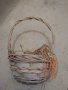 декоративна плетена кошничка кош кашпа, снимка 2