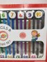 Сет цветни моливи и гумички 46 броя , снимка 3