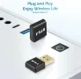 Yiko 5.4 Bluetooth адаптер, USB адаптер за настолен компютър, Plug & Play Mini Bluetooth 5.4+EDR Дон, снимка 4