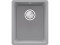 Сива кухненска мивка за вграждане под плот Венеция 50 XL 460x440 мм, снимка 8