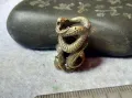 СТАРА МЕСИНГОВА ФИГУРКА - ЗМИЯ МЕТАЛНА СТАТУЕТКА ХУДОЖЕСТВЕНА ИЗРАБОТКА За КОЛЕКЦИЯ 48846, снимка 1