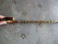 Страхотен туристически бастун с шип и значки , снимка 7