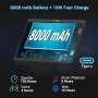 Нов таблет FASTWD 10-инчов Android 14, 36GB RAM + 128GB ROM, 5G WiFi таблет, GPS, 8000mAh..., снимка 4