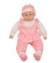 Baby Doll Розови дрехи на точки със звук 50 см, снимка 1