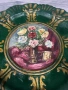 Антикварна декоративна купа / чиния, 2 бр., снимка 3