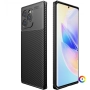 Huawei Honor 60 SE Удароустойчив Carbon Fiber Калъф и Протектор, снимка 2