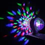 ✨ Диско LED лампа, въртяща се крушка - Автоматично въртене с кристални топки ✨, снимка 4