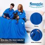 Одеяло с ръкави snuggie, снимка 8