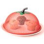 875 Метална купа с капак за плодове и зеленчуци с форма на ябълка, снимка 5