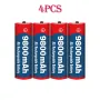 100% оригинална нова висококачествена AA батерия 1.5V 9800mAh акумулаторна AA батерия за LED светлин, снимка 10