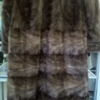 Продавам дълго палто от естествен  косъм  , снимка 3 - Палта, манта - 38797654