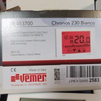 Vemer Ve453700 Chronos 230 - Стенен хронотермостат със седмично програмиране, снимка 3 - Друга електроника - 43986333
