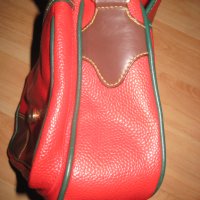 Чанта червена кожа, снимка 6 - Чанти - 28572631
