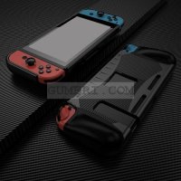 Nintendo Switch - Противоударен Силиконов Гръб - Черен, снимка 12 - Аксесоари - 35099927