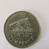 Лот стари монети от Гибралтар, снимка 11 - Нумизматика и бонистика - 43682759