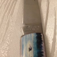 Немски ловен нож MAGNUM Stainless с мечка и специална кутия, снимка 6 - Ножове - 39828444