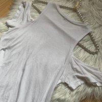 Блуза с голи рамена, снимка 3 - Тениски - 32637701