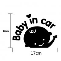 Стикер Бебе в колата - За Момче ( Черен ), снимка 4 - Аксесоари и консумативи - 27468198