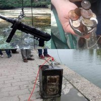 36mm 40кг Магнит за магнитен риболов, с кука (халка) Magnet fishing, снимка 9 - Въдици - 33042430