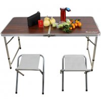 Разпродажба! Сгъваема къмпинг маса с 4ри стола, снимка 3 - Къмпинг мебели - 30459709