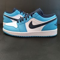 Nike Air Jordan 1 Low unc сини обувки маратонки размер 43 номер 42 налични маратонки нови ниски, снимка 11 - Маратонки - 39190651