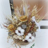Коледна бяла украса, снимка 3 - Коледни подаръци - 39016572