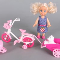 Кукла с колело, снимка 3 - Кукли - 37382470