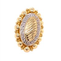 Златен дамски пръстен 5,13гр. размер:55 14кр. проба:585 модел:21154-1, снимка 1 - Пръстени - 43430598