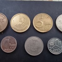 Монети. Белгия. Белгийски франк . 7 бр , снимка 6 - Нумизматика и бонистика - 37772854